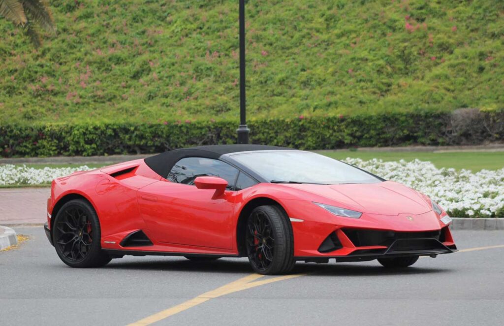 Rent Lamborghini Huracan Red Dubai